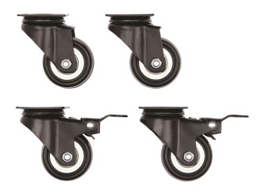 Skudo Pet Travel Carrier Wheel Casters 4 Pack