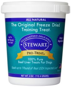 Stewart Pro-Treat Freeze Dried Beef Liver 4 oz.