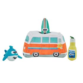 Hide A Surf Van Plush Dog Toy