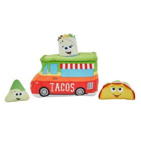 Hide A Taco Plush Dog Toy