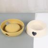 Pet Supplies Dog Bowl Rice Bowl Plastic Love Single Bowl Pet Bowl Cat Bowl Pet Bowl Love Pet Bowl